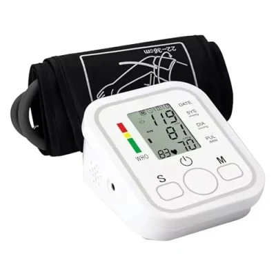 Image of IndoTeam Blood Pressure Monitors Large Cuff Machine with for Upper Arm Heart Rate Hypertension Monitor Home Use LCD Display