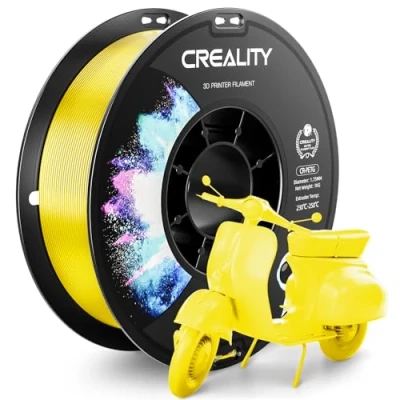 Image of CREALITY PETG Filament 1.75mm 3D Printer Filament,1kg (2.2lb) Neatly Wound Spool, Dimensional Accuracy ±0.03mm, Fit for Ender, Bambu Lab, Anycubic,ELEGOO FDM Printers, Yellow