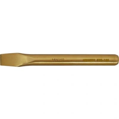 Image of Kennedy 14 x 160mm Spark Resistant Flat Cold Chisel Be Cu