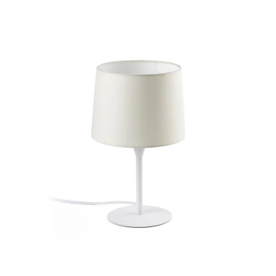 Image of Conga Table Lamp Round Tapered White, E27