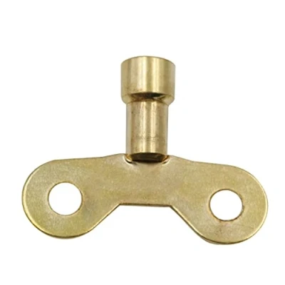 Image of Navna Square Socket Brass Radiator Keys Plumbing Bleeding Key Solid Water Tap for Air Tool Replacement Old Home