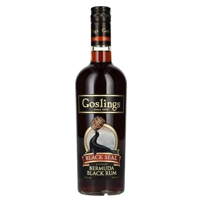 Image of Goslings Black Seal Rum 70cl. ABV 40% Alcohol Premium Dark from Bermuda.