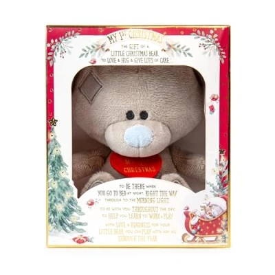 Image of Me to You Tiny Tatty Teddy My First Christmas Bear in Gift Box Official Collection