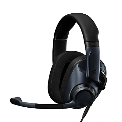 Image of EPOS H6Pro Closed Acoustic Gaming Headset with Mic, Over Ear Headset, Lightweight, Lift to Mute Xbox PS4 PS5 PC/Windows Accessories (Sebring), Black