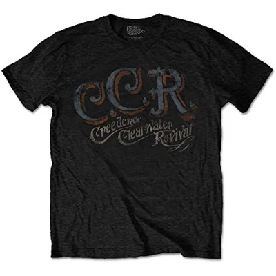 Image of Creedence Clearwater Revival CCR Official Tee T Shirt Mens Unisex (Medium) Black