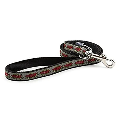 Image of Ancol Grey Woof Dog Lead, 19 mm x 1 m
