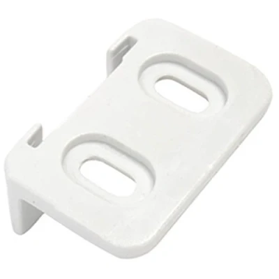 Image of Spares2go Sliding Hinge Door Guide Slider Bracket for Howden&#039;s Lamona Fridge Freezer