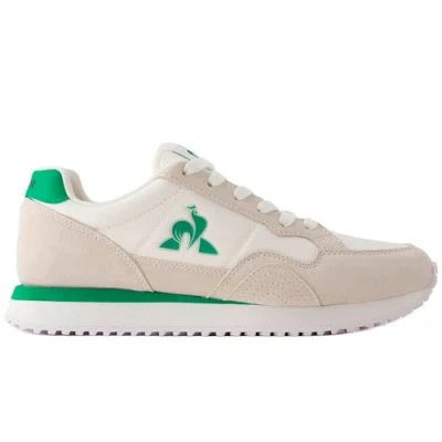 Image of Le Coq Sportif Unisex&#039;s Jet Star_2 Optical White/Jolly Green Sneaker, 9 UK