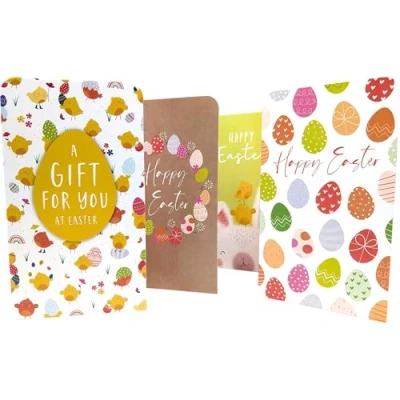 Image of 4 Luxury Easter Kraft Money Wallets &amp; Envelopes