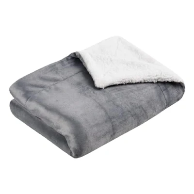 Image of ASAB Sherpa Fleece Blanket for Bed 150 x 200cm Soft Cosy Throw Bedroom Sofa Couch Lightweight and Breathable Machine Washable Fluffy Warm Comfortable Sleep