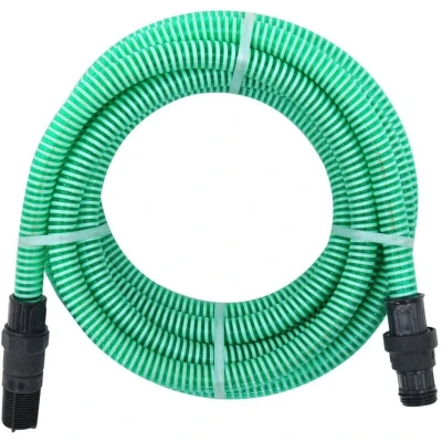 Image of vidaXL Suction Hose with PVC Connectors Green 1&quot; 7 m