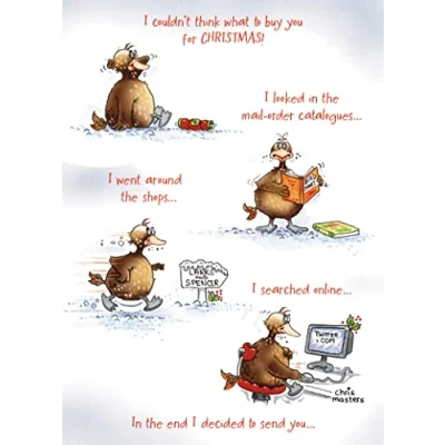 Image of Birdwit Got You A Gift Toucan Funny Christmas Greeting Card Humour Xmas Cards BWHX0010