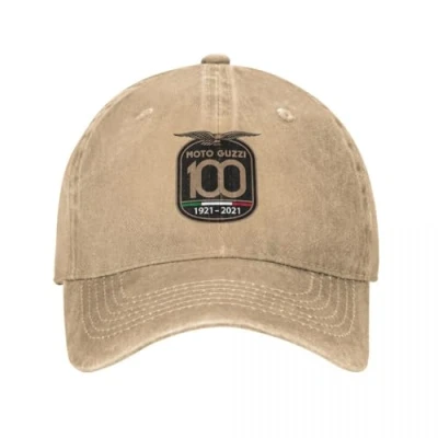 Image of WVVCXCC Unisex and Fashionable Classic Guzzi Motorcycles Moto Yeahh Baseball Caps Distressed Denim Snapback Hat Outdoor Running Golf Adjustable Sports Gifts