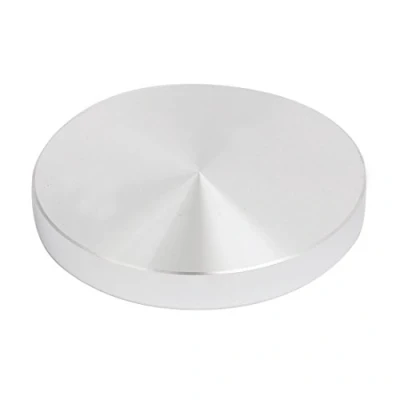 Image of Sourcingmap 75mm Diameter 10mm Thickness M8 Thread Aluminum Disc Hardware for Glass Table