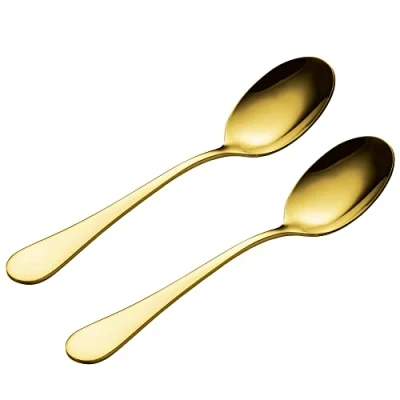 Image of Viners Select 2 Piece Gold Serving Spoon Set