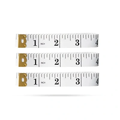 Image of Realm Double Sided Tape Measure, Suitable For Body Measuring, Sewing/Tailors Tape, inches &amp; CM&#039;s, 150cm / 60 (3)