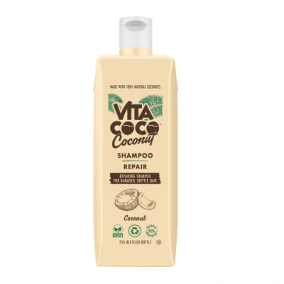 Image of Vita Coco Repair shampoo for Damaged Hair 400ml with 100 Percent Natural Coconuts, protects and Repairs the hair, moisturising