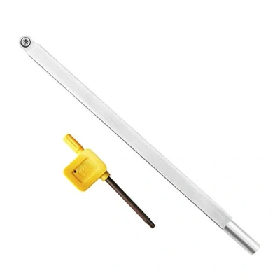 Image of Wood Turning Tool Carbide Insert Cutter with Aluminum Handle Woodworking Lathe (C: Round(9MM))