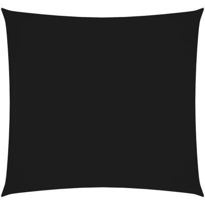 Image of vidaXL Sunshade Sail Oxford Fabric Square 4x4 m Black