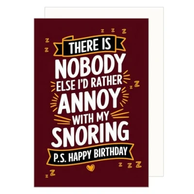 Image of Edition Seidel Premium Birthday Card with Envelope. Greeting Saying Man Woman Funny Humour (G3662 SW024)