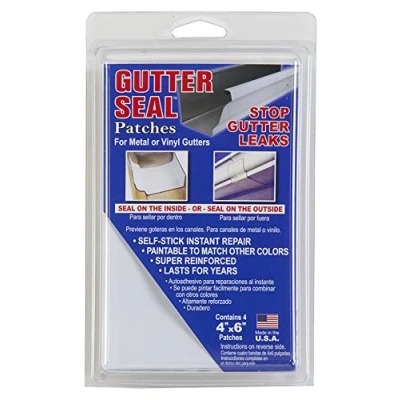 Image of Cofair Products INC GS46 4PK 4x6 Gutt Gutter Seal Patch, Plain