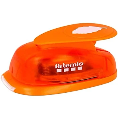 Image of Artemio Big Lever Punch 2.5 cm Leaf #1, Orange
