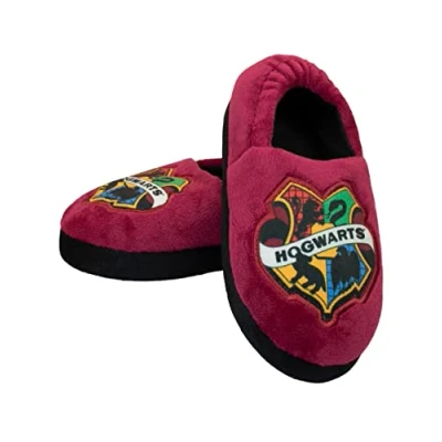 Image of Harry Potter Boys Slippers Hogwarts Red Size 8
