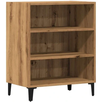 Image of vidaXL Sideboard Highboard Artisan Oak Engineered Wood 57x35x70 cm Living Room, Bedroom, Kitchen, Office