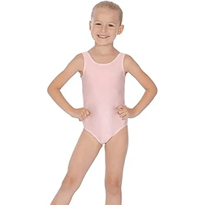 Image of Roch Valley &#039;Joanne&#039; Nylon/Lycra* Leotard Pale pink Age 3 4 98 104cm (0)