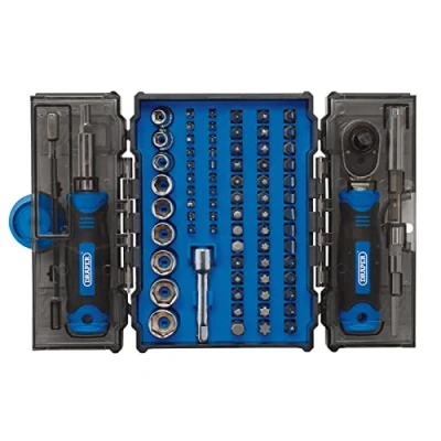 Image of Draper Ratchet and Screwdriver Bit Set (78 Piece)