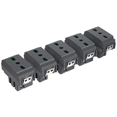 Image of Vimar Idea Series Socket, Sicury of 5) Grey