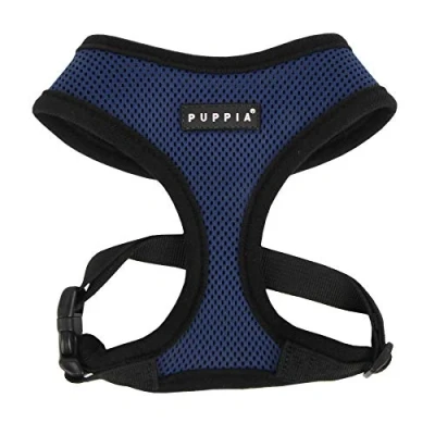 Image of Puppia Soft Harness, S, Royal Blue