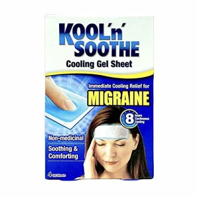 Image of Kool &#039;n&#039; Soothe Migraine Cooling Strips 4 (Packaging may vary) PACK OF 3