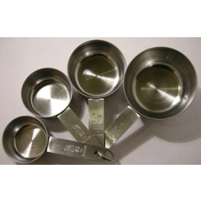 Image of Cookware company Measuring Spoons Set of 5, Stainless Steel, Colourful Cups,