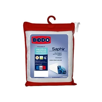 Image of Dodo Mattress Protector 27078140 Sapphire 190 x 140 cm White