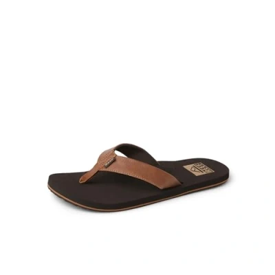 Image of Reef Men&#039;s Twinpin Flip Flops, Brown (Brown), 8 UK