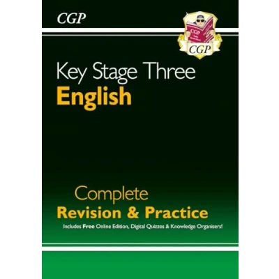 Image of KS3 English Complete Revision &amp; Practice (with Online Edition, Quizzes and Knowledge Organisers): for Years 7, 8 9 (CGP Practice)