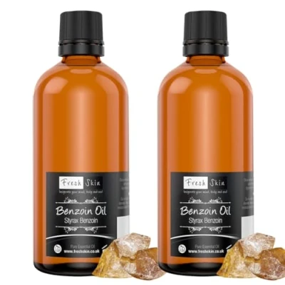 Image of Freshskin Beauty LTD Benzoin Essential Oil 200ml (2 x 100ml) 100% Pure &amp; Natural Oils