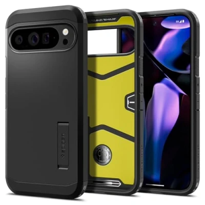 Image of Spigen Tough Armor TPU Back Cover Black Google Pixel 9 Pro XL