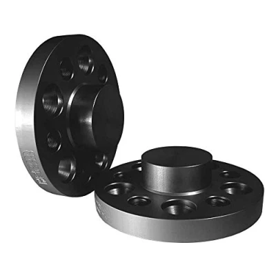 Image of H&amp;R B40556659 DRA System Wheel Spacer Set 40mm per axle Pattern 5x112 Hub 66,5mm Bolt Size M14x1,5 Mercedes Black