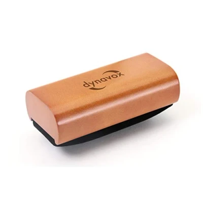 Image of Dynavox Velvet Cleaning PUK SP120 Brown Wood Effect Brush Vinyl