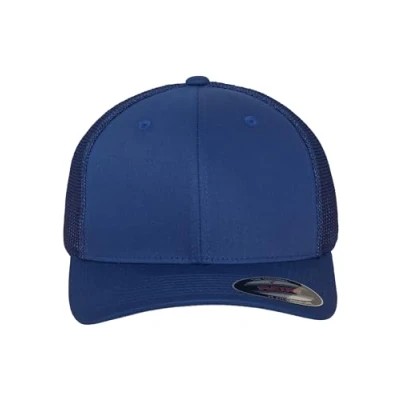 Image of Flexfit Mesh Trucker Kappe, blau (Royal), L/XL