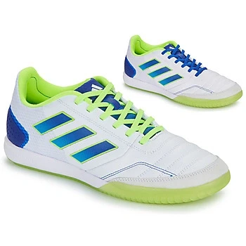 Image of adidas Performance TOP SALA Competition Indoor football boots, Men&#039;s, Size: 9.5, Footwear white/team royal blue/lucid lemon Leather/synthetics