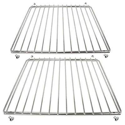 Image of Spares2go Chrome Adjustable Universal Fixed Arm Grill Shelf for Caple Oven Cooker &amp; (310 x 340 530mm, Pack of 2)