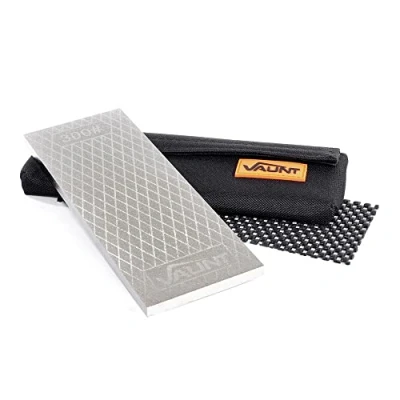 Image of Vaunt Diamond Sharpening Stone Double Sided 200mm x 75mm Coarse/Fine