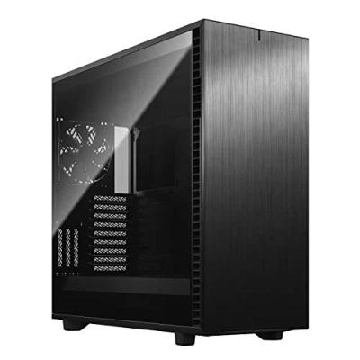 Image of Fractal Design Define 7 XL Black Brushed Aluminum/Steel E ATX Silent Modular Dark Tinted Tempered Glass Window Full Tower Computer Case