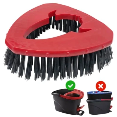 Image of Home Times HomeTimes Scrubber for Vileda Turbo EasyWring Floor Mop Scrubbing Brush Cleaning Bathroom and Kitchen Tiles