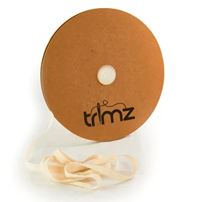 Image of Trimz 100% Cotton Herringbone Tape, Natural, 15mm x 50m