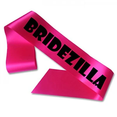Image of Fancy Pants Store Bridezilla Sash for the Bride to Be on her Hen Night