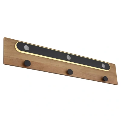 Image of Chasey Integrated LED Wall Lamp Matt Black 3000K